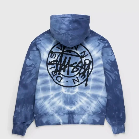 Stussy Shirts Stssy X Dries Van Noten Tie Dye Logo Hoodie